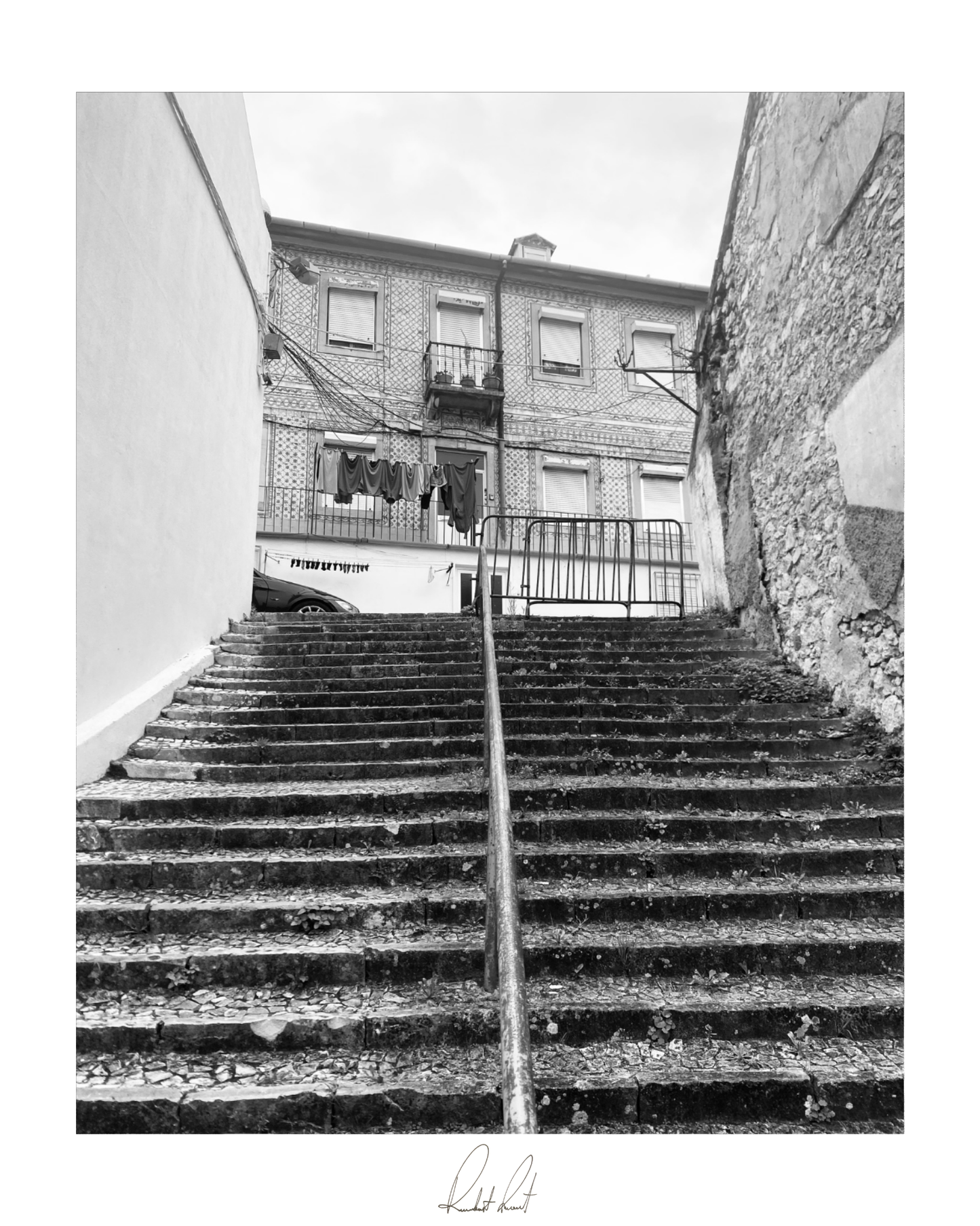 DARK STAIRWAY - Professional Photography Print